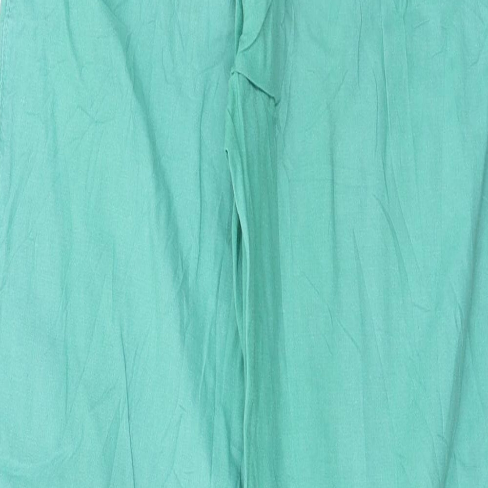 Carl Cry Womens Blue Chino Trousers Size 24 in L29 in