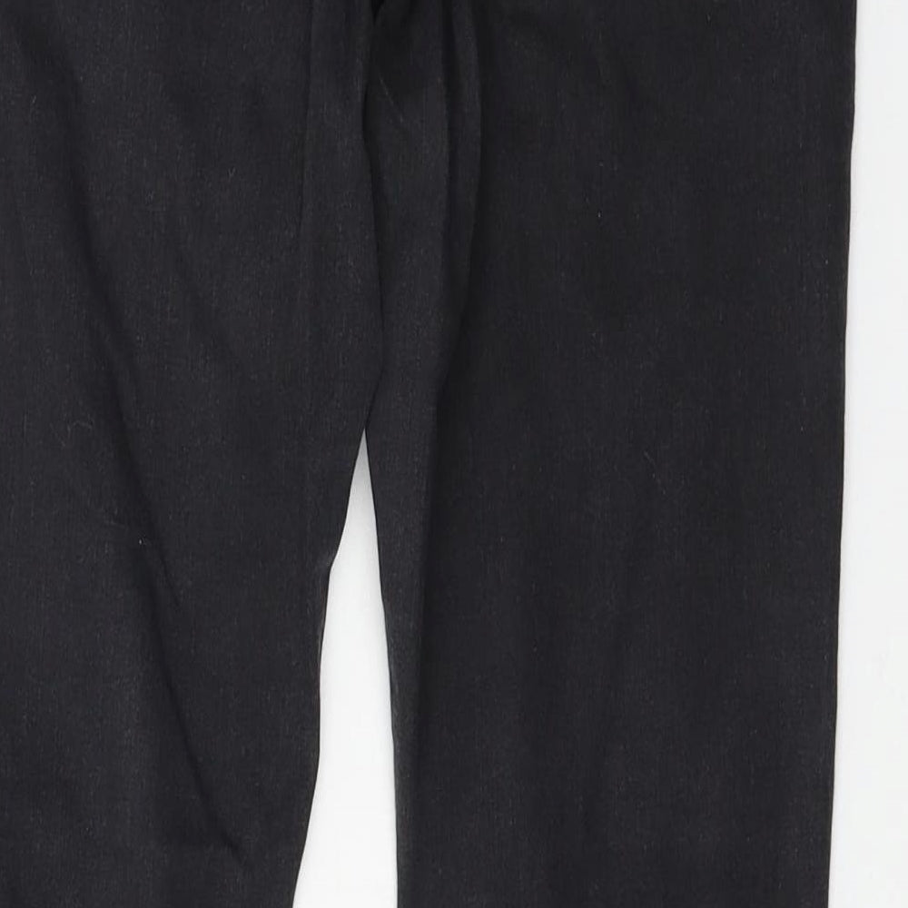 Brand and care label for Topshop women’s grey denim skinny jeans, size UK 30, in, 28-inch leg