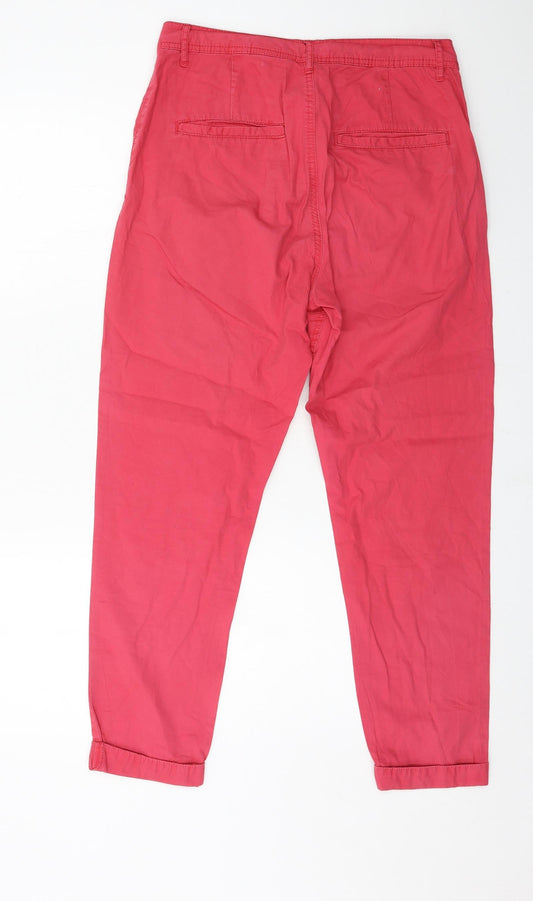 Divided Womens Pink Chino Trousers Size 10 L26 in