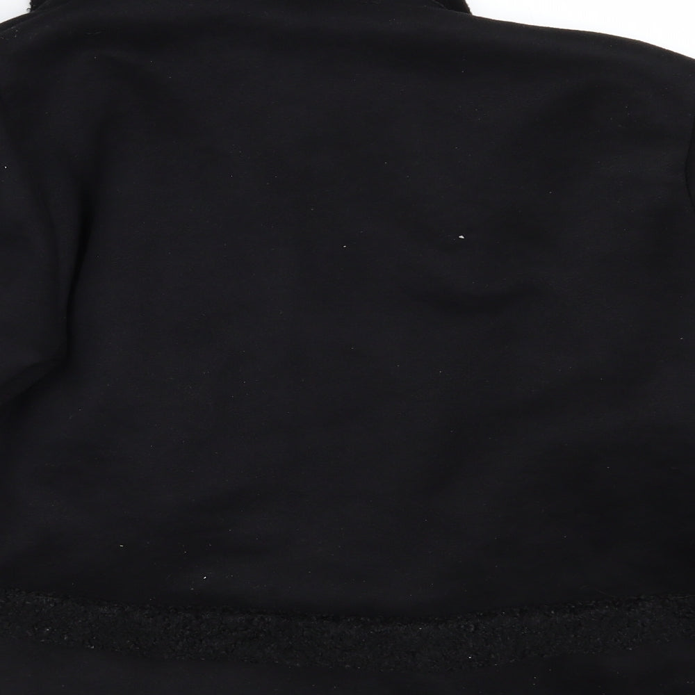 Brand and care label for Made in Italy women’s black jacket blazer, size L