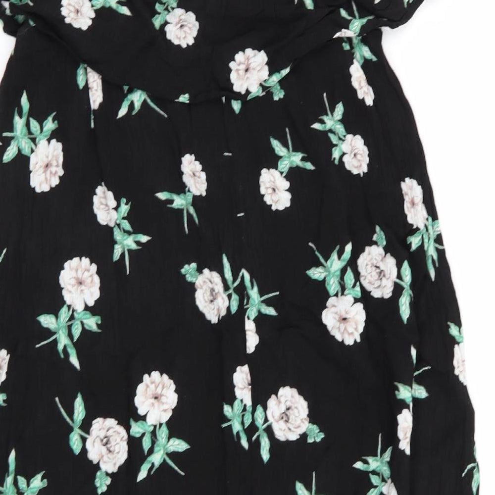 Womens UK Size 14 Dorothy Perkins Black Basic Blouse