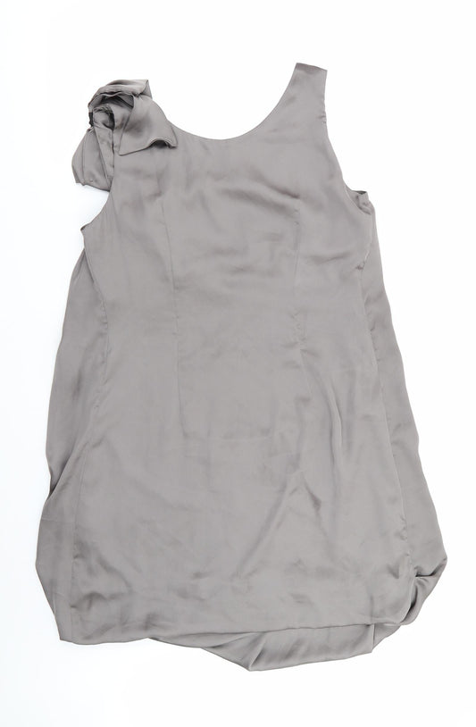 H&M Womens Grey Fit & Flare Size 14