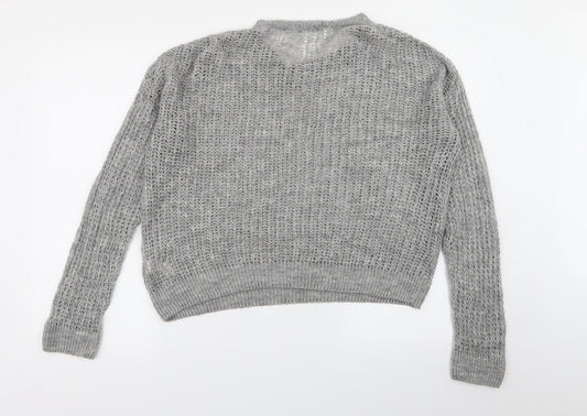 Asda George Womens Grey   Pullover Jumper Size 12