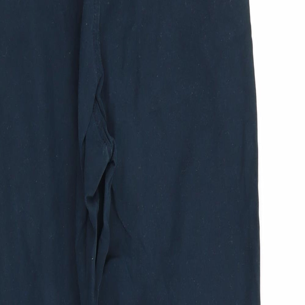 Monsoon Womens Blue Chino Trousers Size 8 L27 in