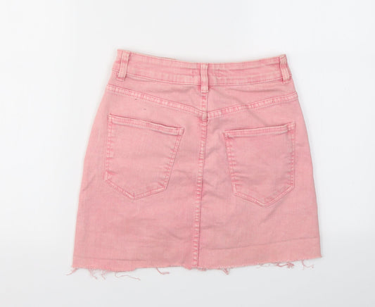 BERSHKA  Womens Pink   A-Line Skirt Size 26 in
