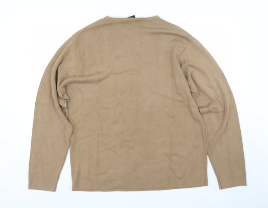 Womens UK Size XL NEXT Brown Pullover Jumper