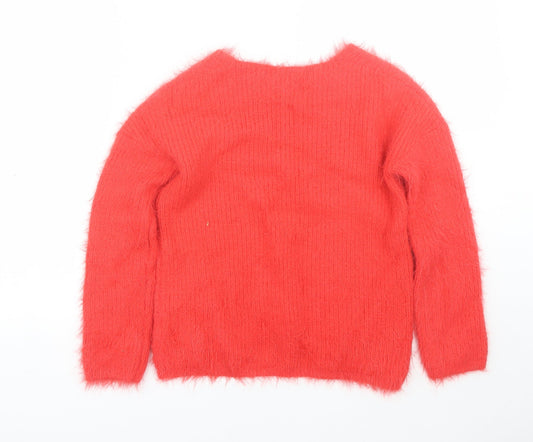 Atmosphere Womens Red Pullover Jumper Size S