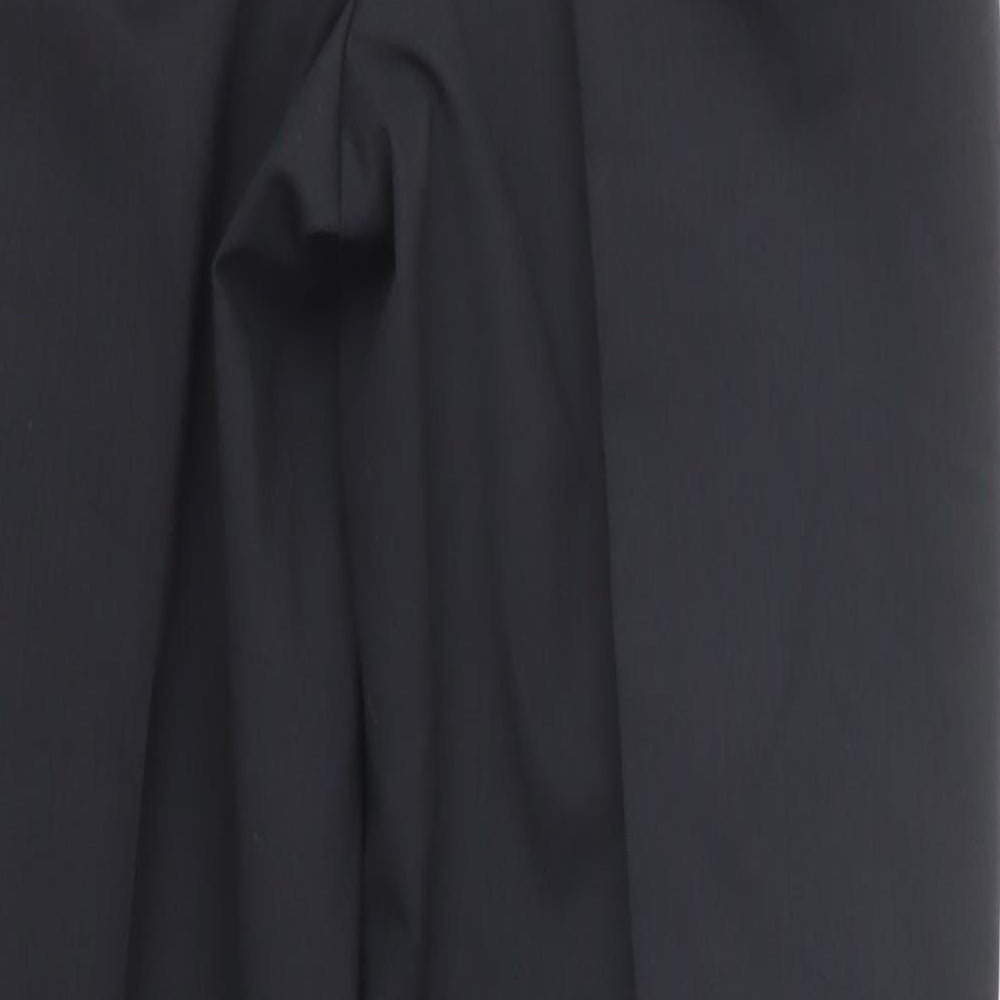 Preworn Mens Black Trousers Size 30 L30 in