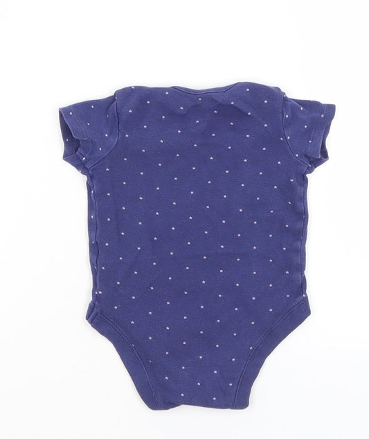 F&F Baby Blue Romper One-Piece Size 6-9 Months - Stars