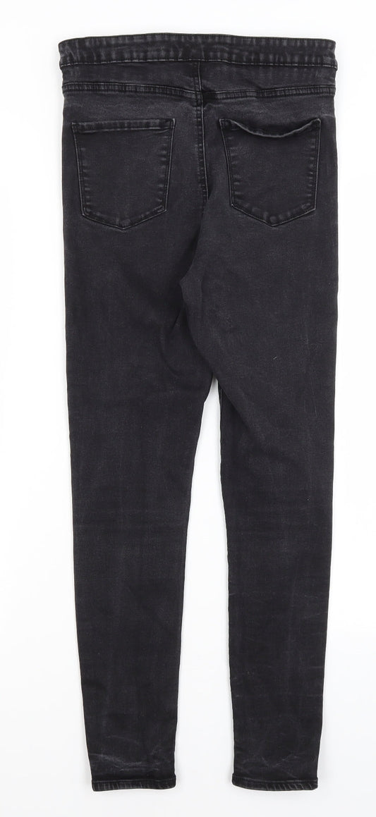 Denim Co Womens Black Skinny Jeans Size 14 L26 in