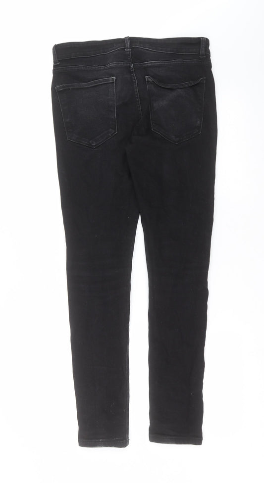 Very Womens Black Denim Skinny Jeans Size 32 in L30 in