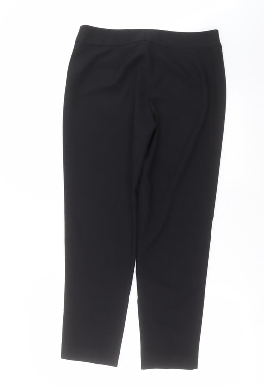 George Womens Black Trousers Size 12 L29 in