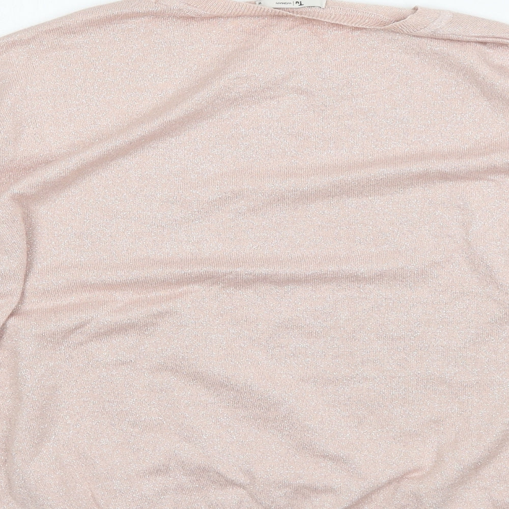 TU Womens Pink Pullover Jumper Size 14