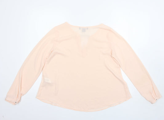Womens UK Size 8 Atmosphere Pink Basic Blouse