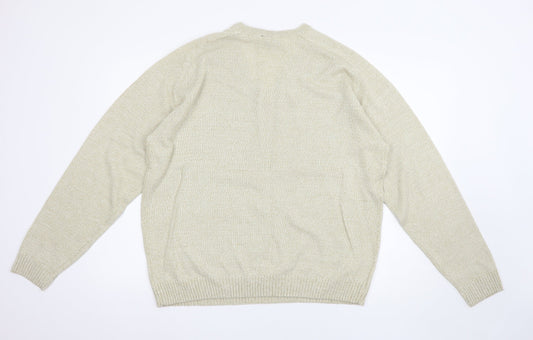 Premier MAN Mens Beige Pullover Jumper Size L