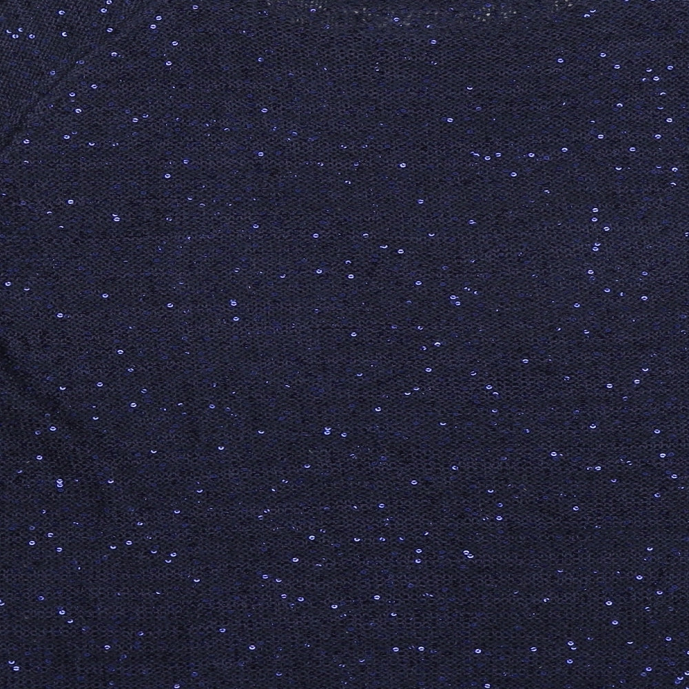 Womens UK Size L BM Blue Pullover Jumper