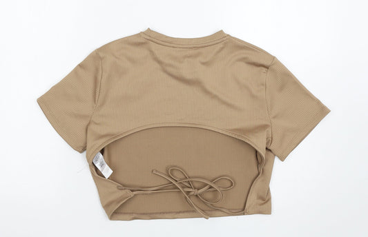 Primark Womens Beige Basic T-Shirt Size L