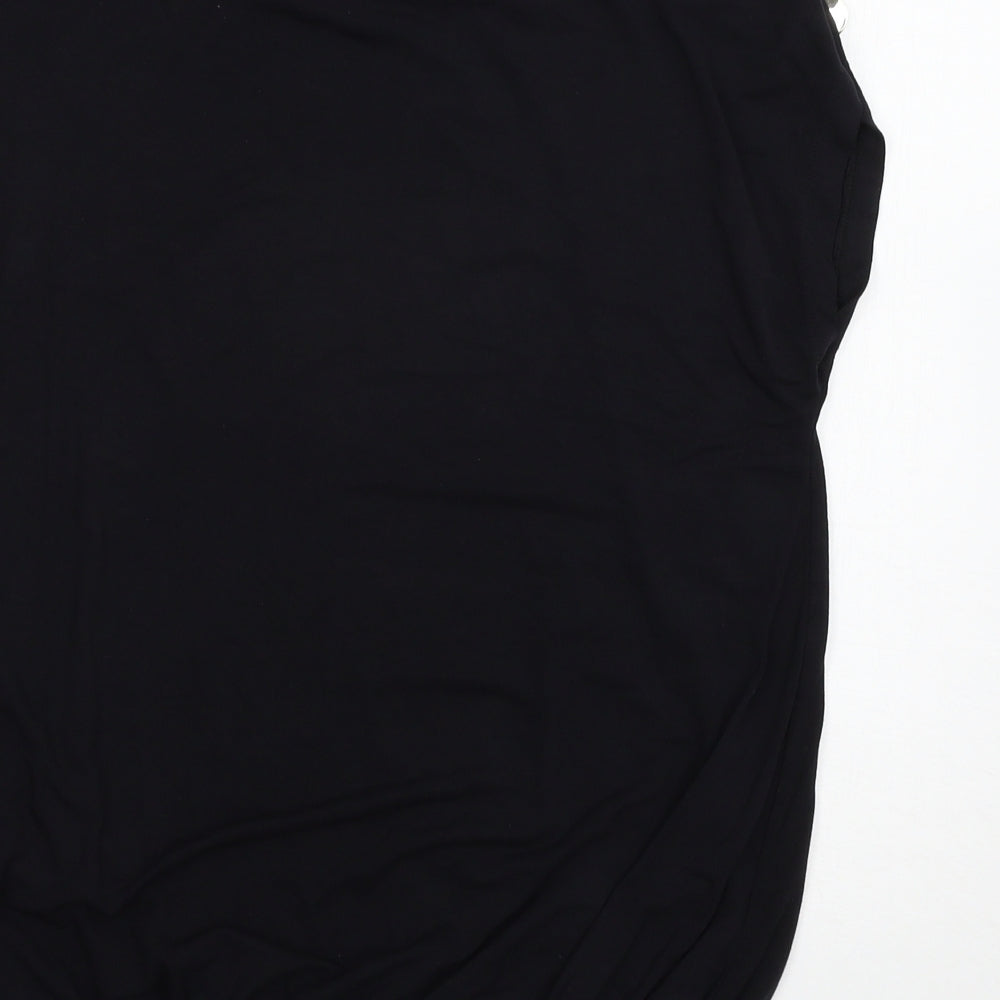 Matalan Womens Black Basic T-Shirt Size 12