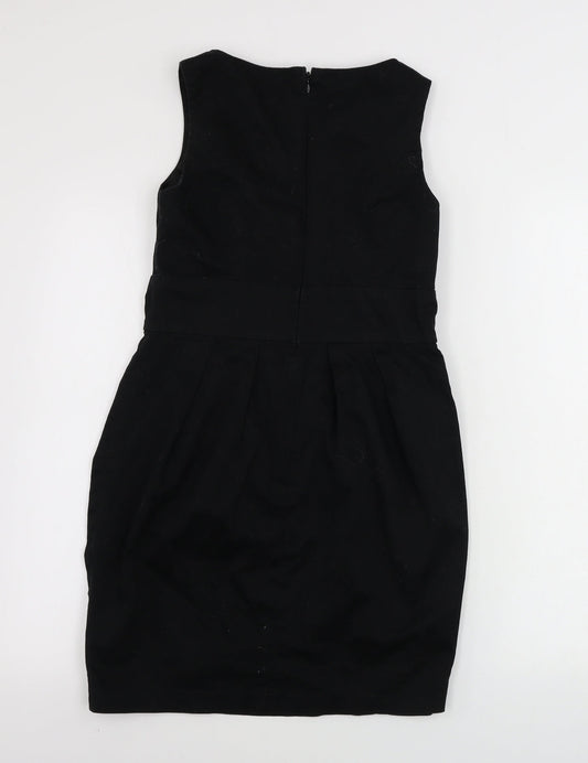 New Look Womens Black Houndstooth Bodycon Size 10