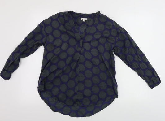 Womens UK Size S Gap Blue Basic Blouse