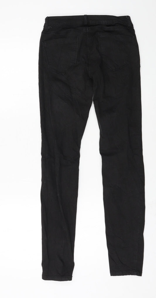 Womens UK Size XS sinsay Regular Fit Skinny Black Jeans