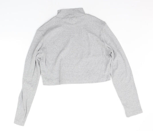 Womens UK Size 16 Missguided Grey Basic T-Shirt
