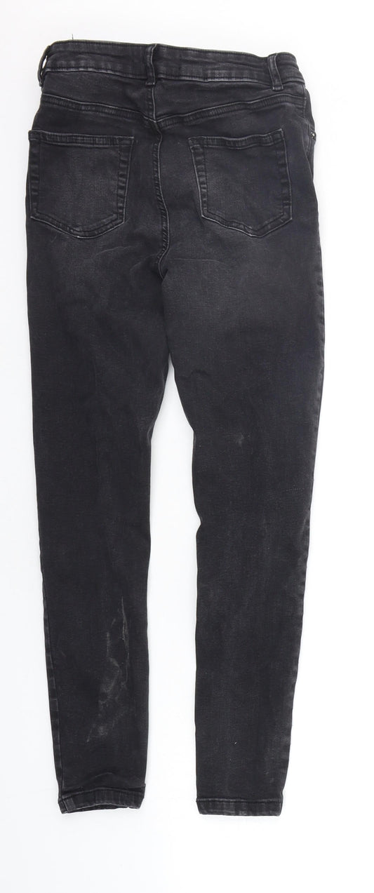 Denim & Co. Womens Grey Skinny Jeans Size 10 L22 in