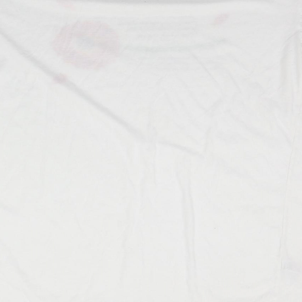 shhhhh Womens White Basic T-Shirt One Size