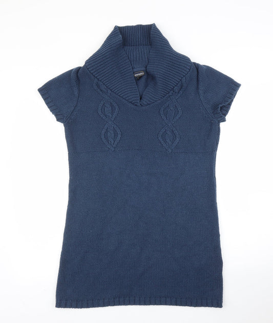 Womens UK Size M ESMARA Blue Tunic Jumper