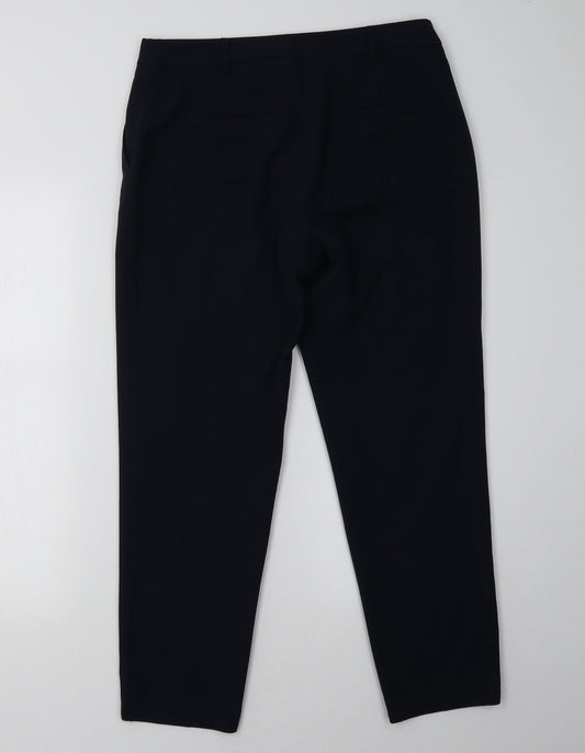 Womens UK Size 10 Dorothy Perkins Regular Fit Blue Trousers