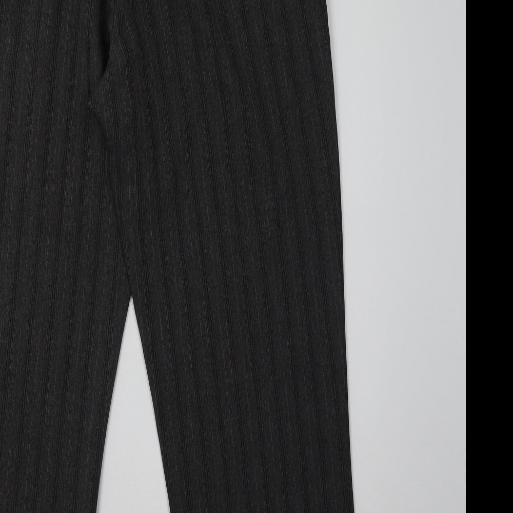 Womens UK Size 18 Preworn Regular Fit Grey Trousers