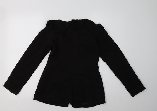 Missguided Womens Black Jacket Blazer Size 8
