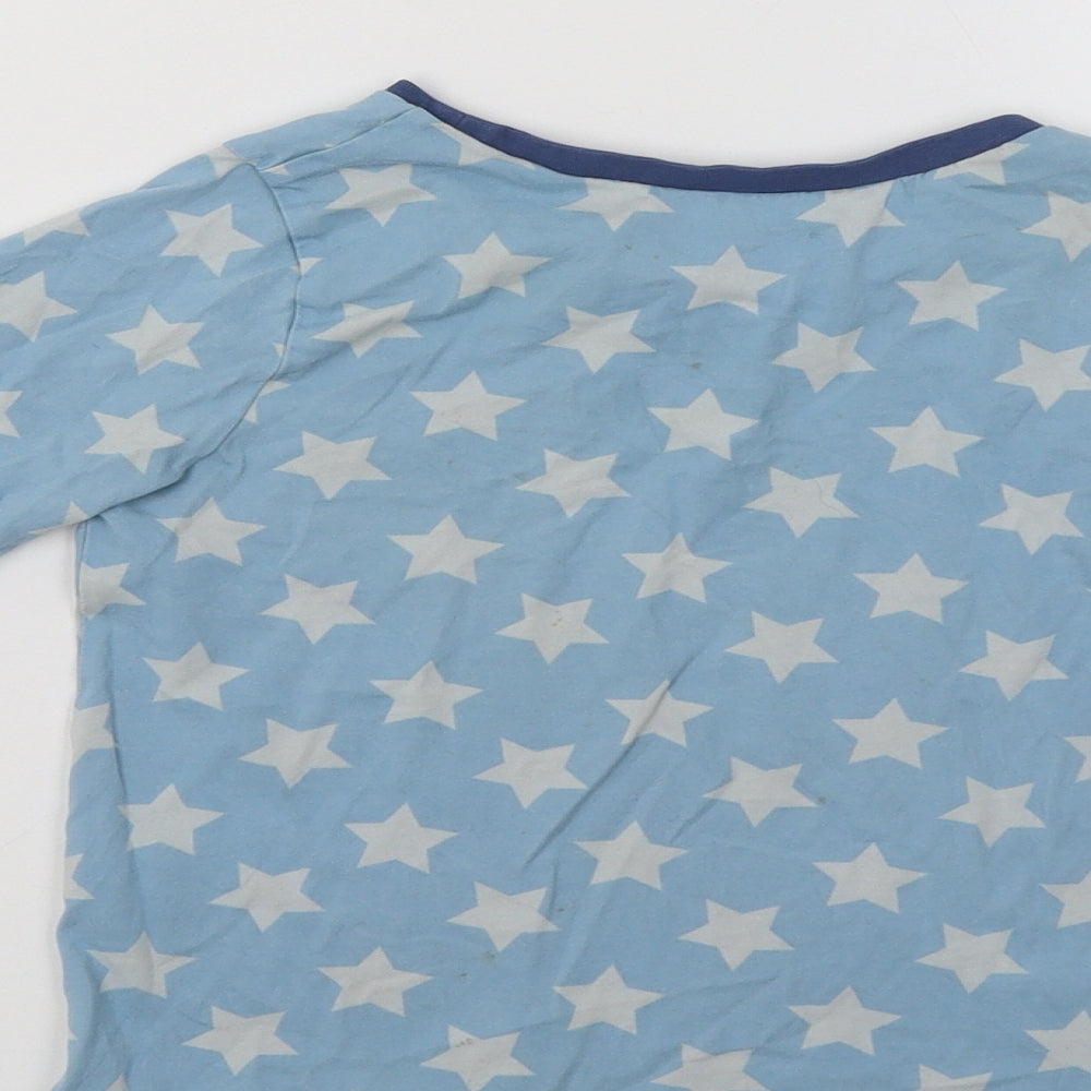 George Boys Blue Pyjama Top Size 6-7 Years - Star Print