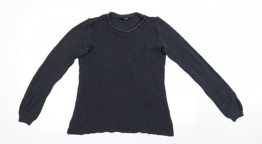 Womens UK Size M VILA Blue Pullover Jumper