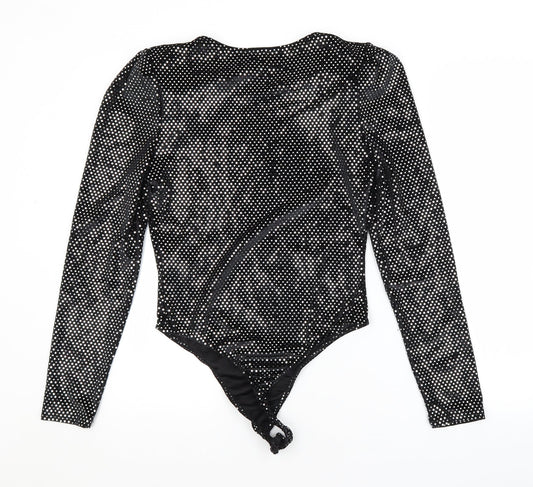 River Island Womens Black   Unitard One-Piece Size 10