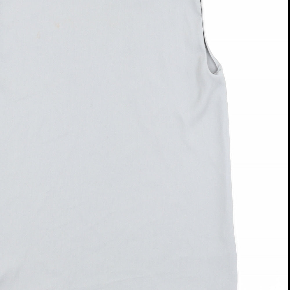 Womens UK Size 4 H&M Grey Basic Blouse