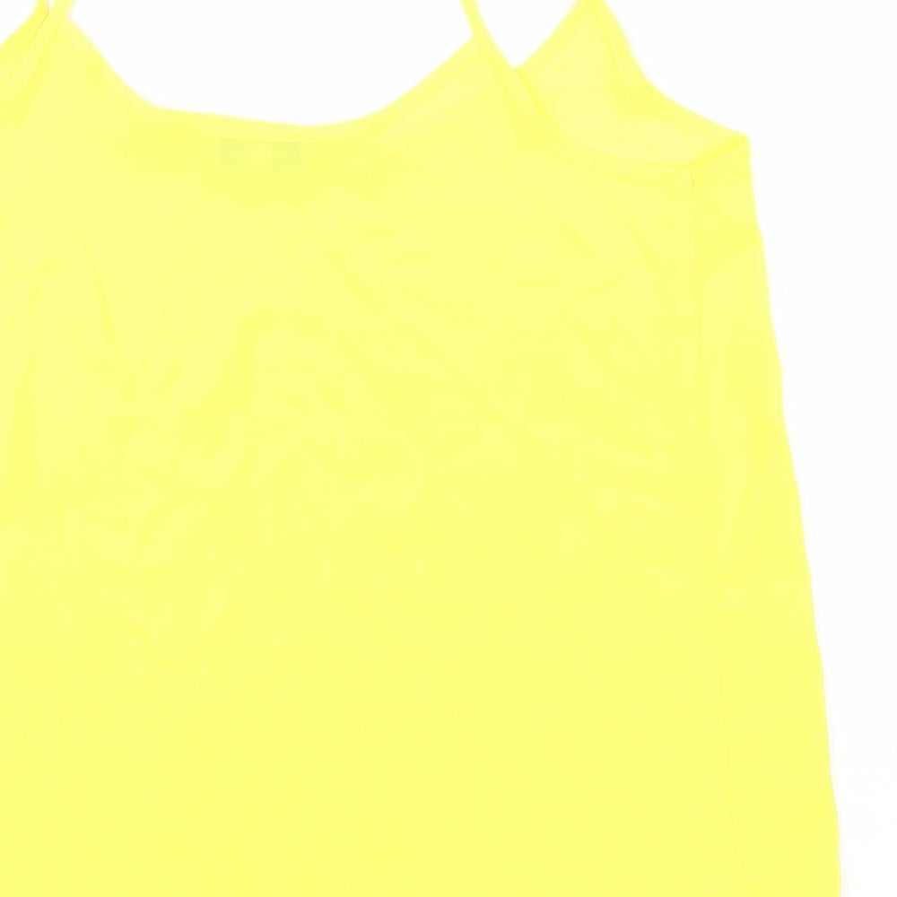Papaya Womens Yellow Basic Tank Size 8