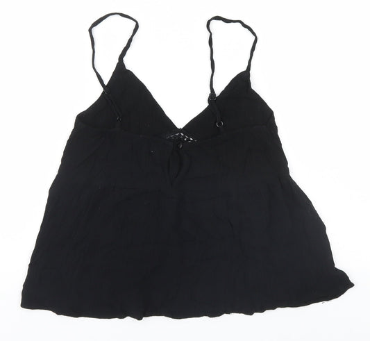 Womens UK Size 8 ASOS Black Basic Tank