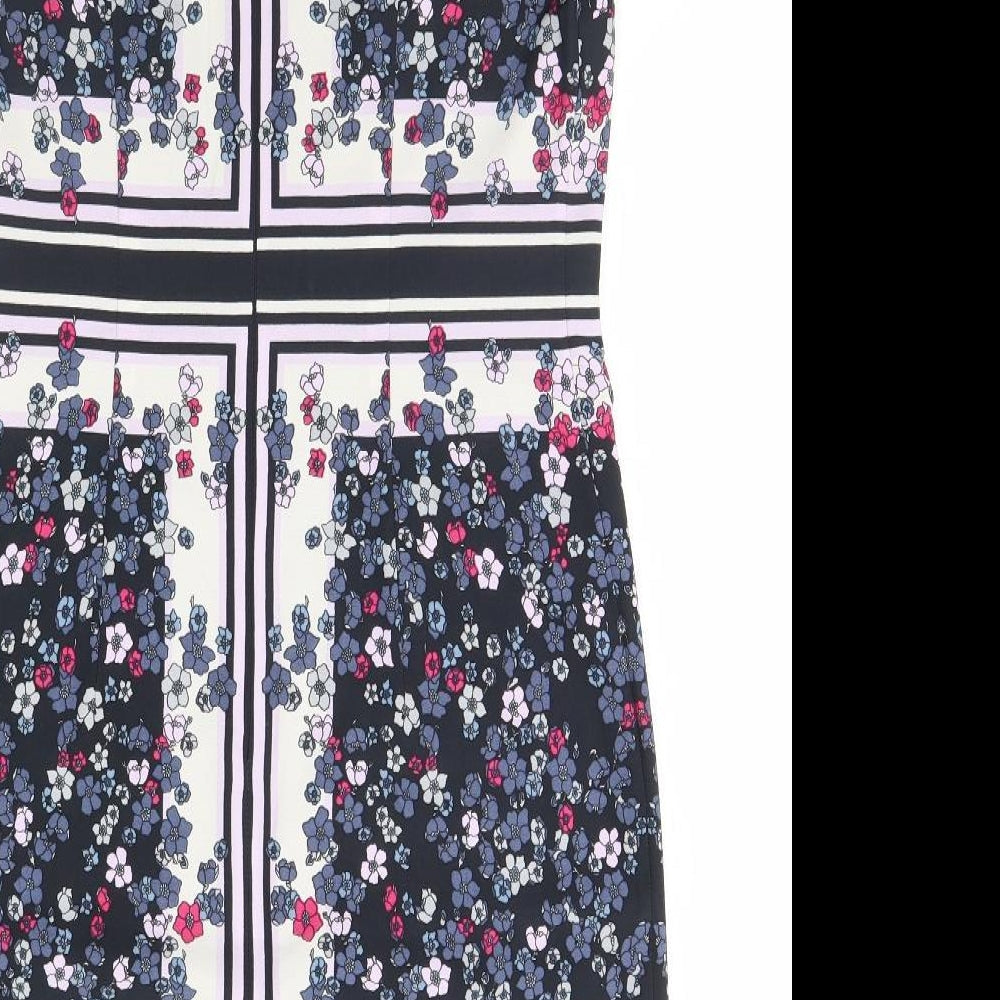 Great Plains Womens Black Floral Pencil Dress Size S