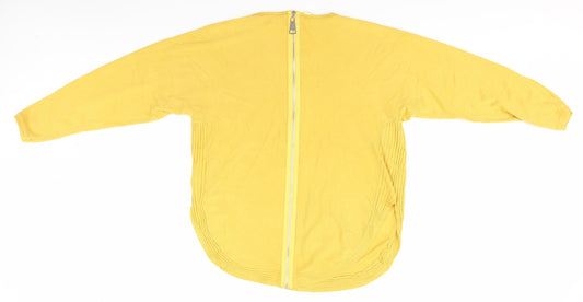 Apricot Womens Gold Full Zip Jumper Size 14