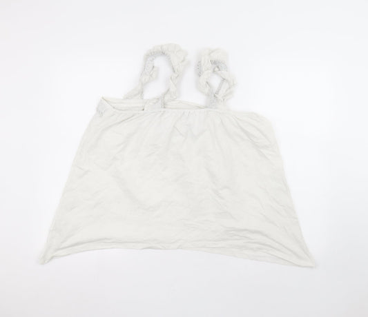 Matalan Womens White Basic T-Shirt Size 16