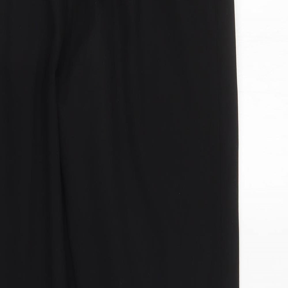 Womens UK Size 14 LUCIA Regular Fit Black Trousers
