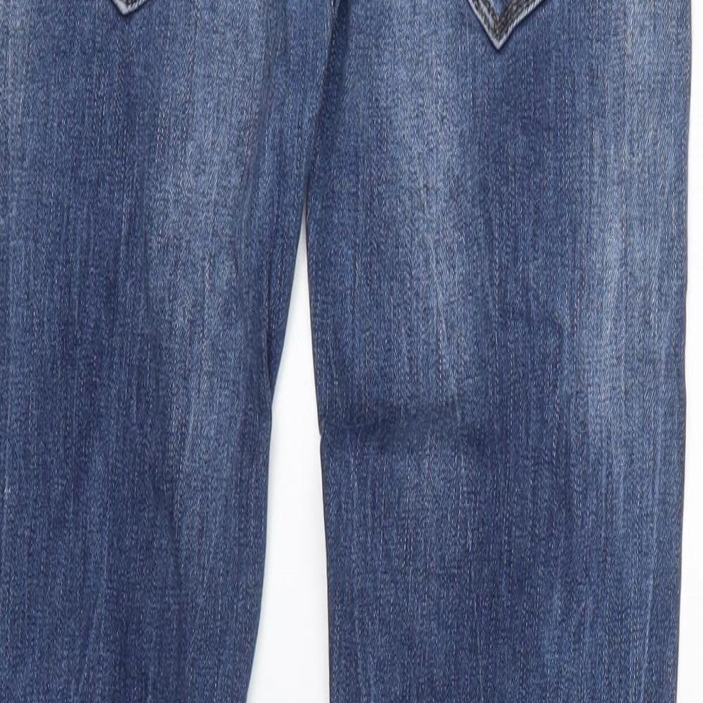TRF Womens Blue Tapered Jeans Size 6 L31 in