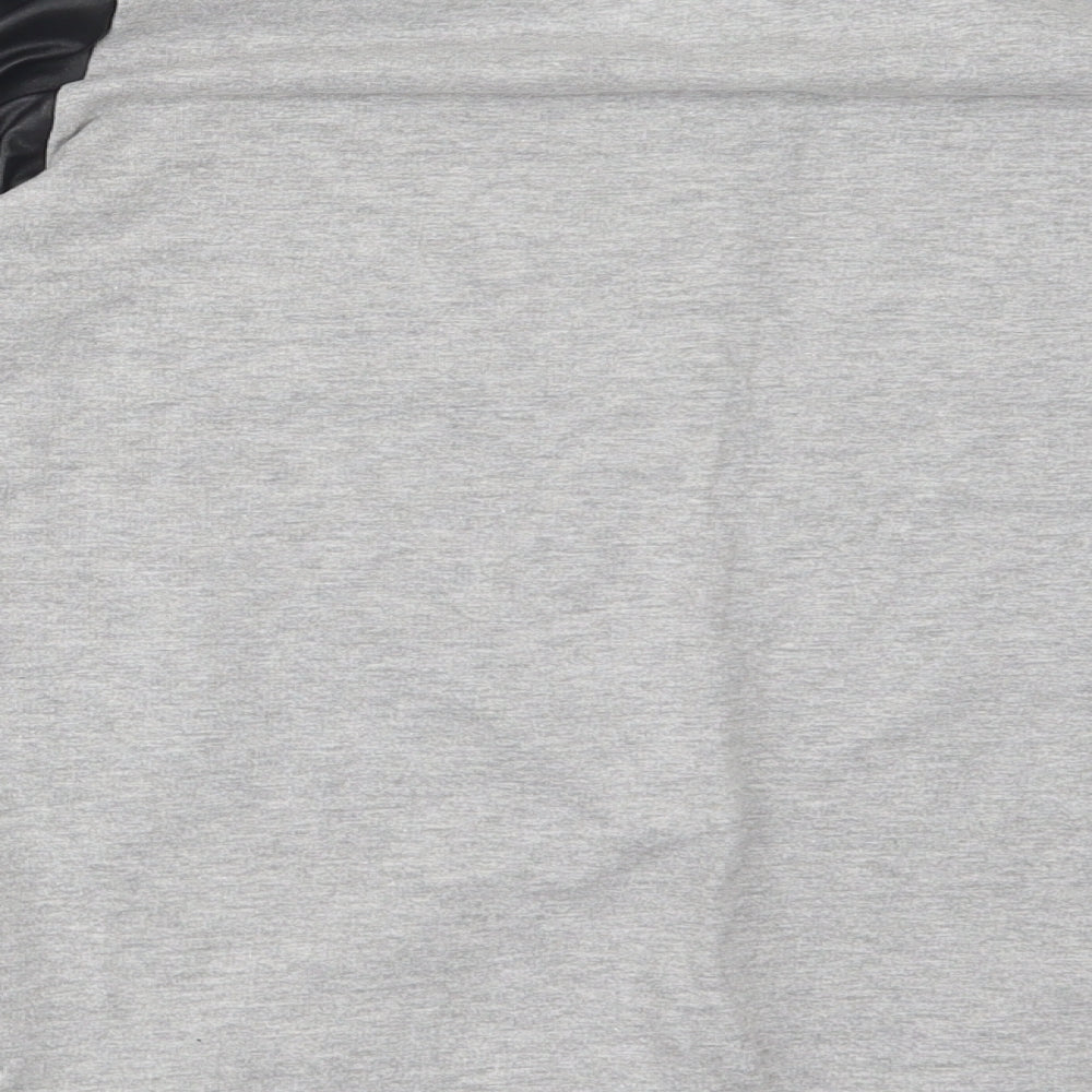 Mens UK Size S Brave Soul Grey T-Shirt