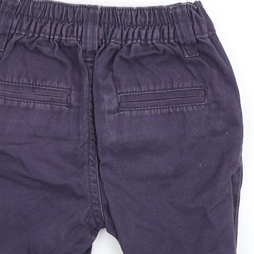 Little Rebel Boys Blue Cropped Trousers Size 12-18 Months