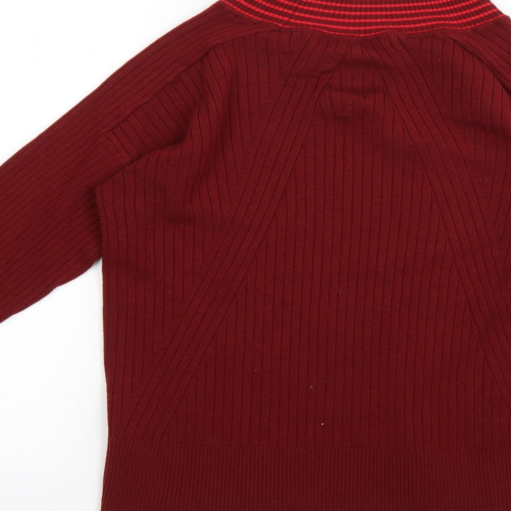 Womens UK Size 12 NEXT Red Pullover Jumper