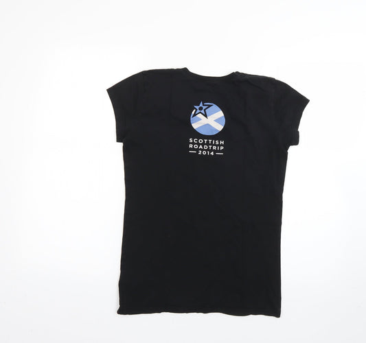 Continental Womens Black T-Shirt Size M