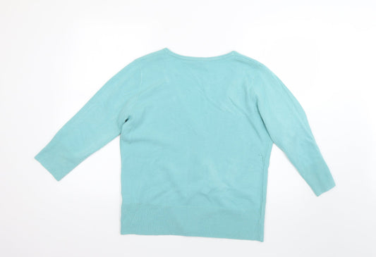 TU Womens Blue Cardigan Jumper Size 16