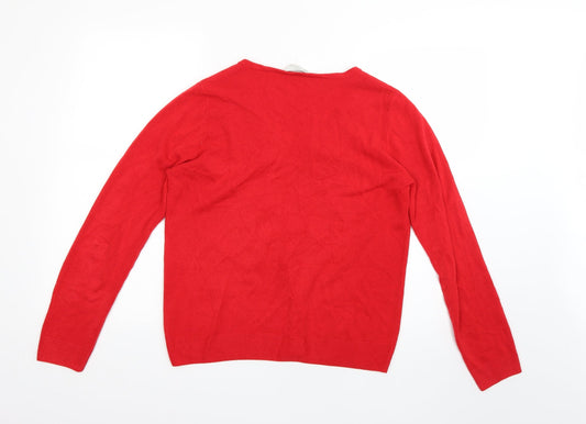 BHS Womens Red Pullover Jumper Size 14
