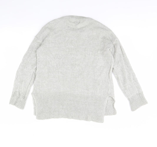 Womens UK Size M New Look Grey Pullover Jumper